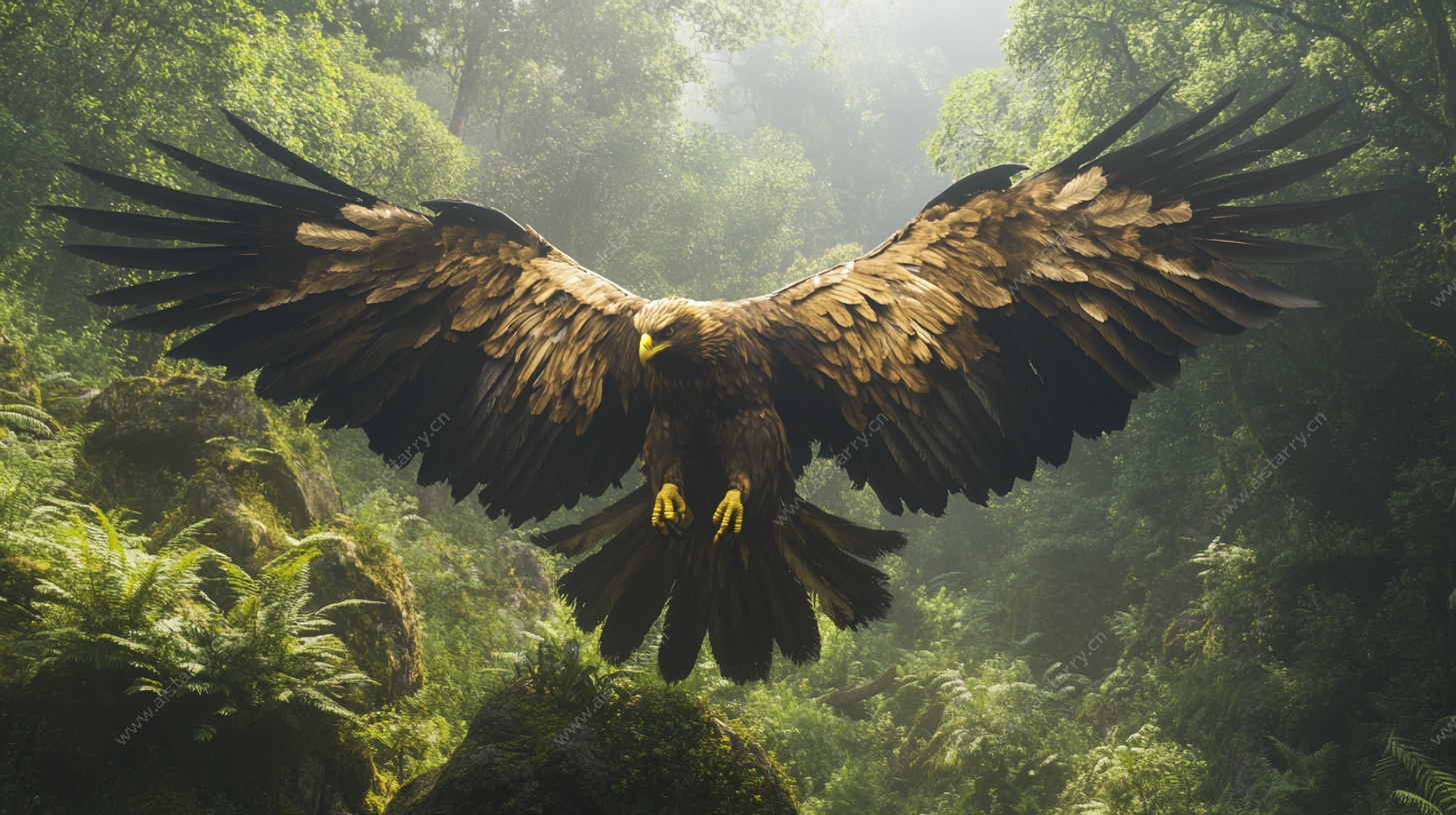 翱翔丛林的雄鹰