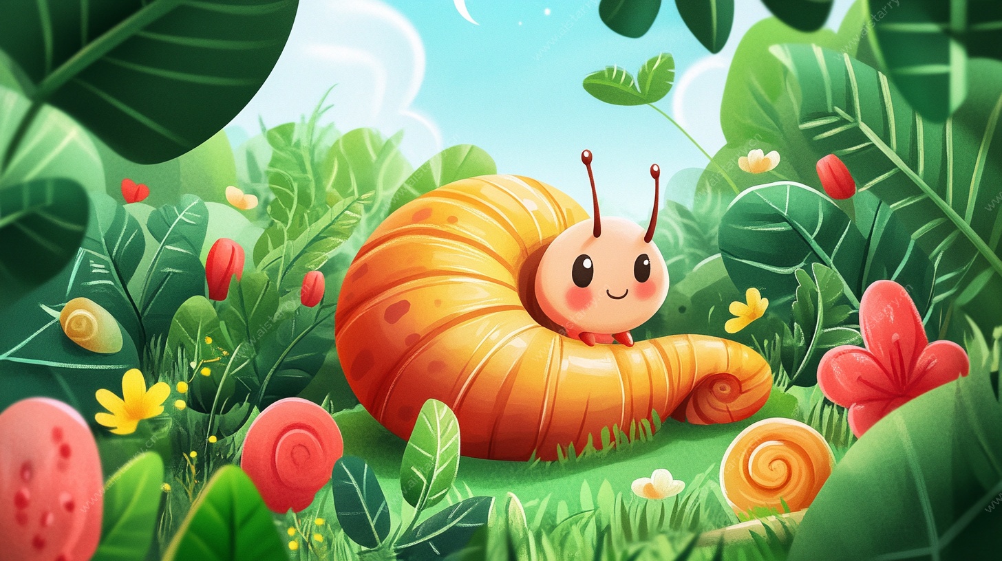 可爱毛毛虫的丛林奇遇