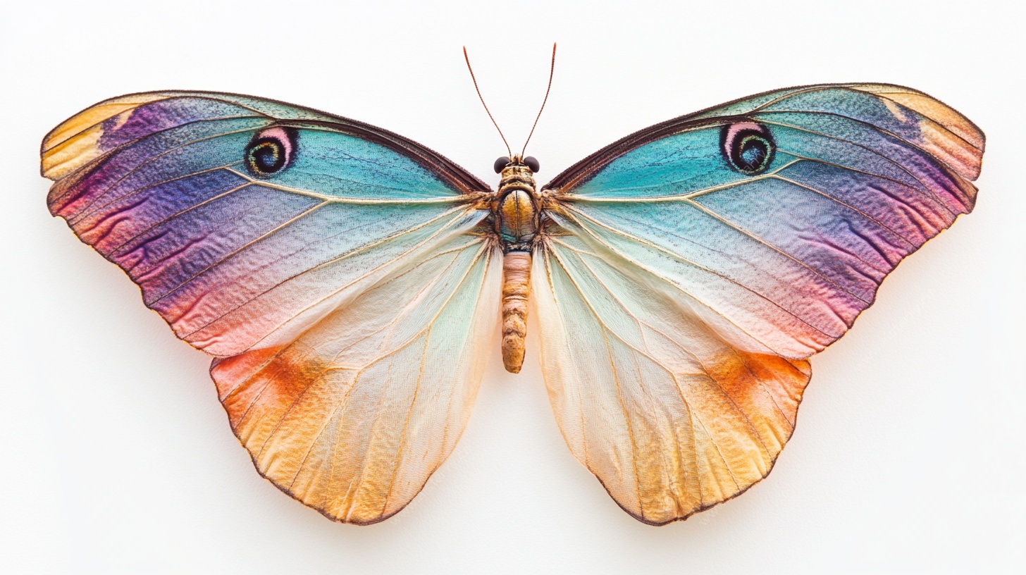 梦幻多彩蝴蝶艺术图