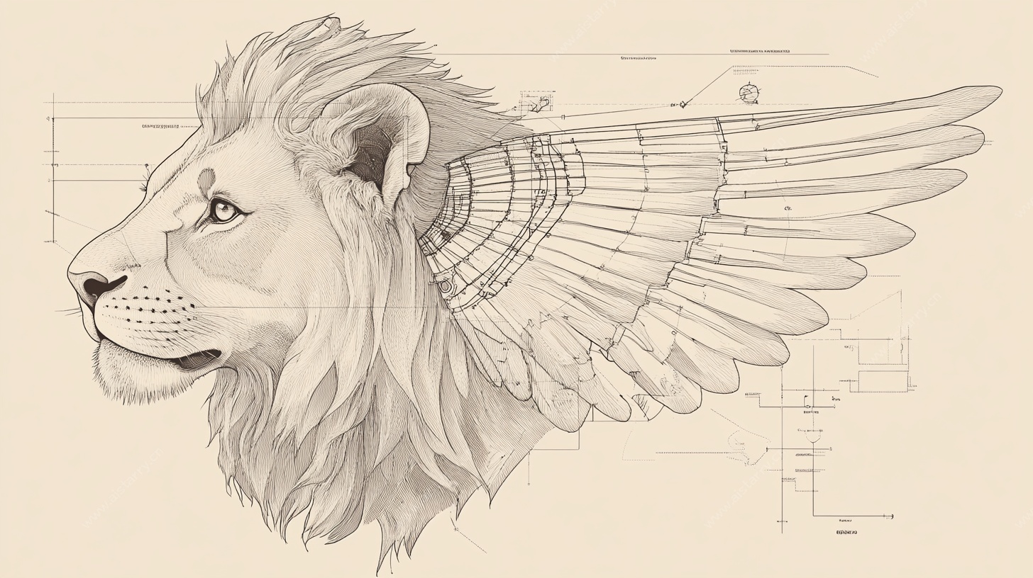 狮身翼面 奇幻机械艺术