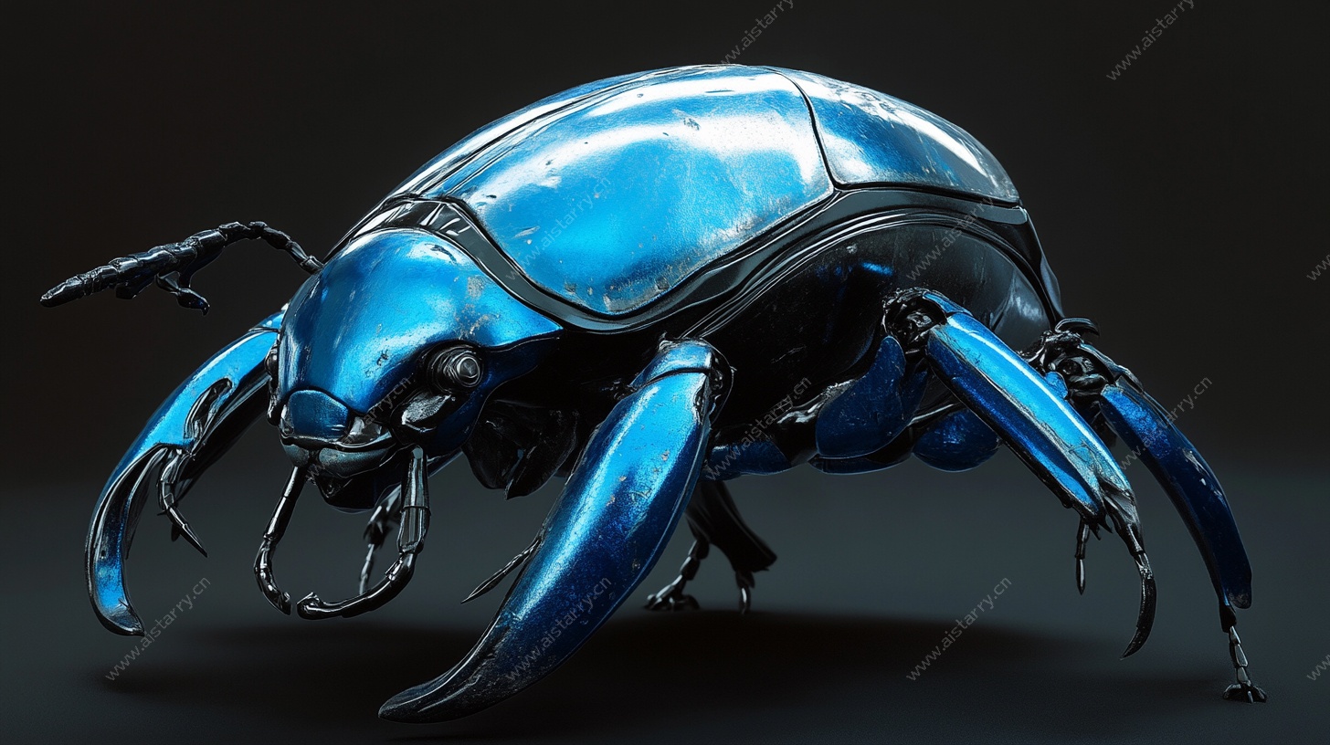 机械蓝甲虫3D模型
