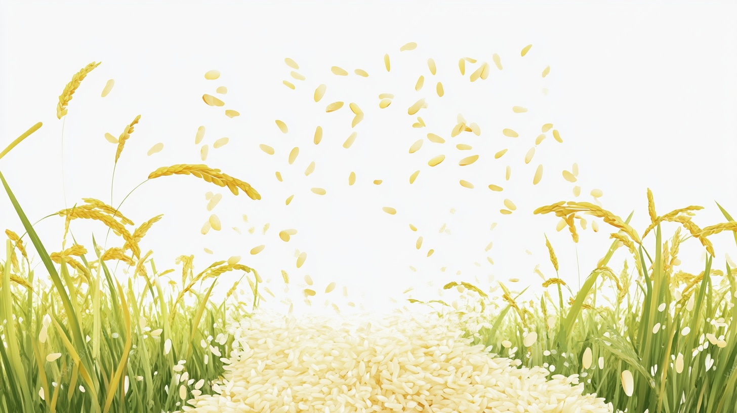 金黄稻田小径诗意风光