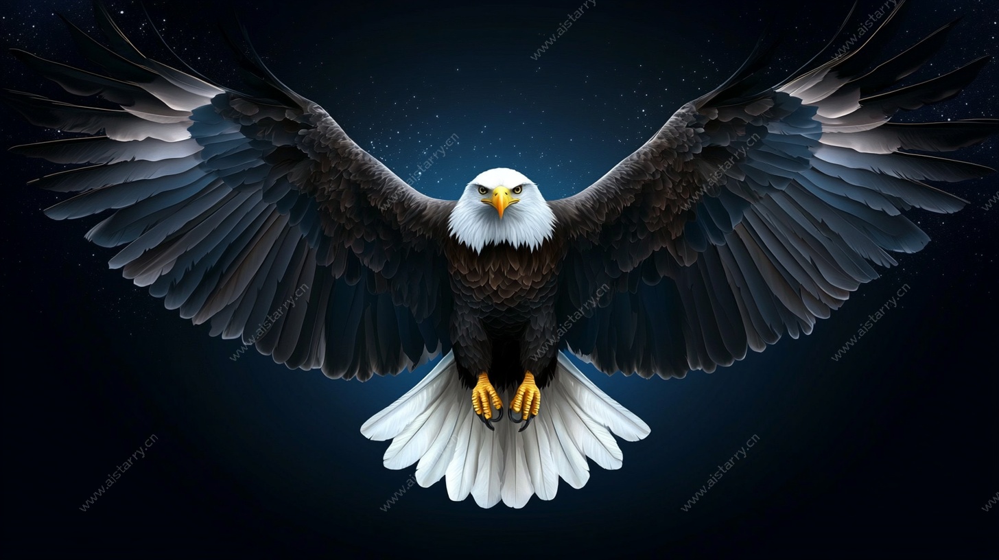 展翅雄鹰 力量与自由的象征
