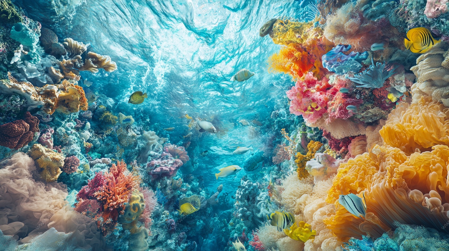 梦幻海底世界珊瑚景观