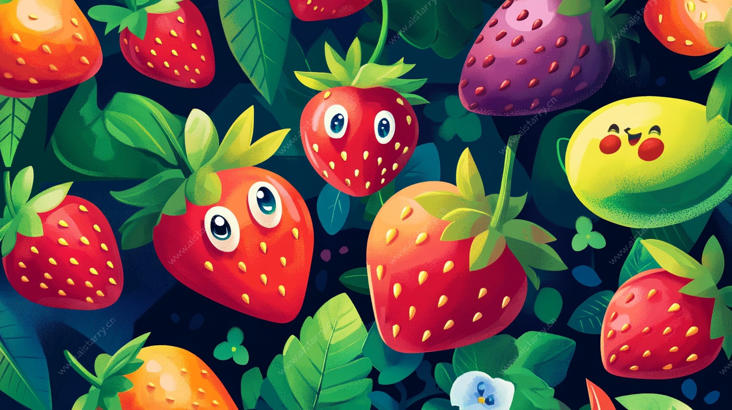 可爱卡通水果大集合