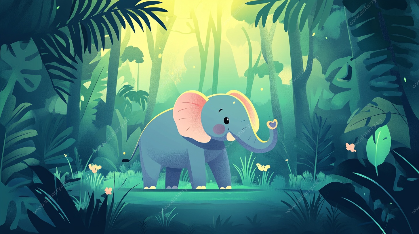 森林中的小象奇遇