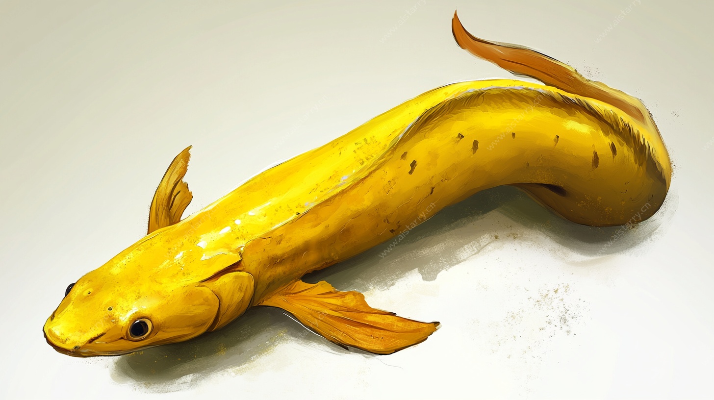 金色仿真鱼艺术摆件