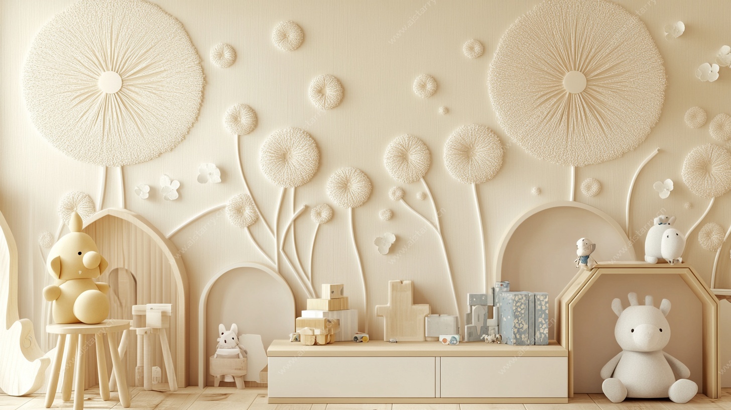 童趣温馨儿童房墙面装饰