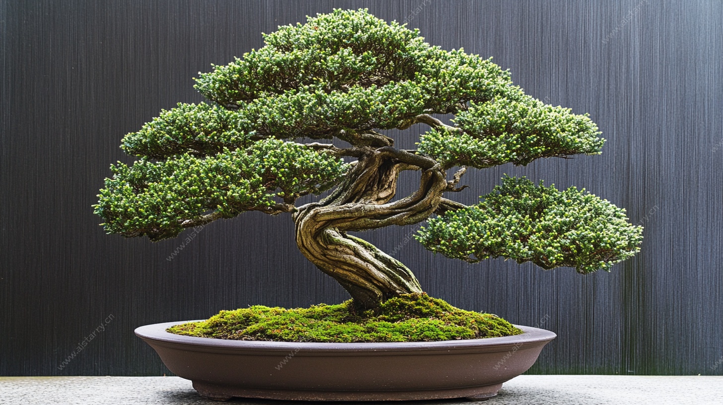 优雅造型盆景艺术之作