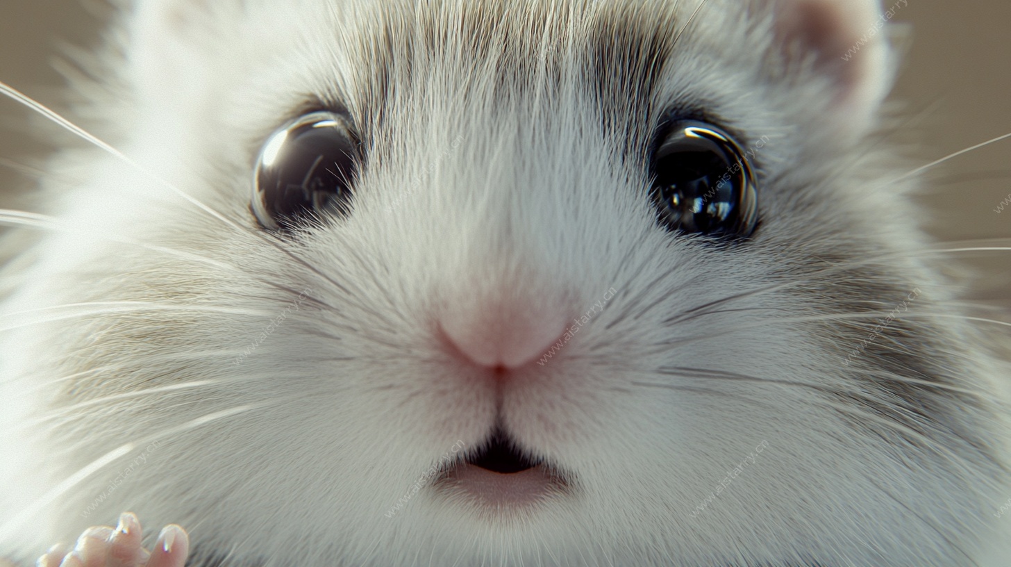 可爱小仓鼠的萌趣瞬间