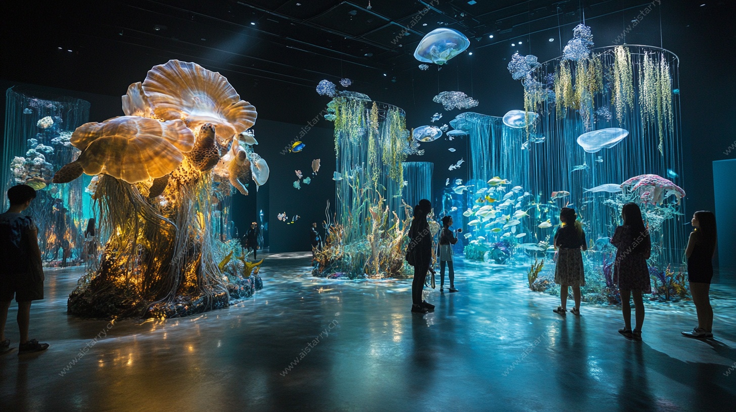 梦幻水母展览场景