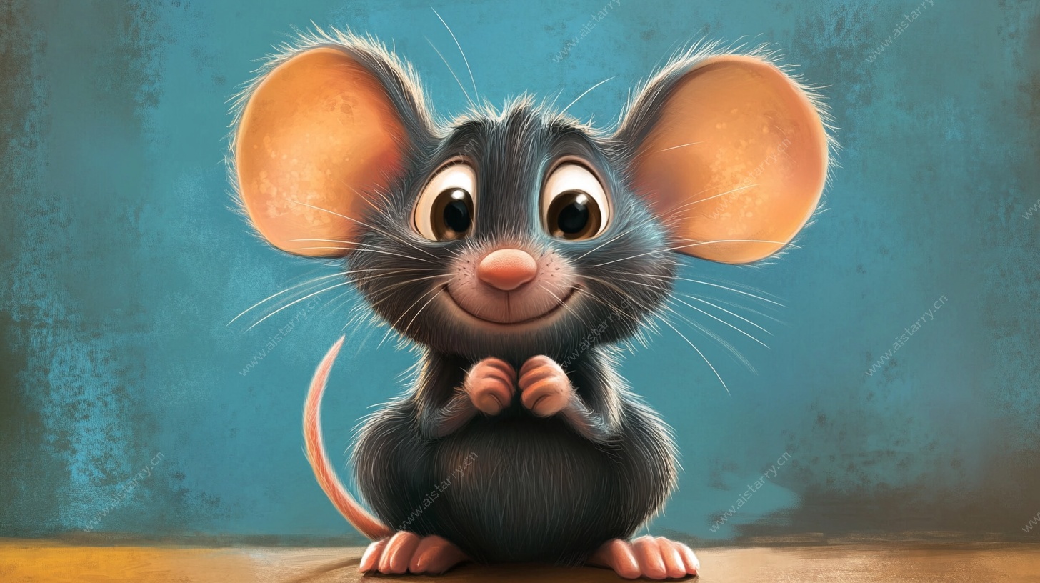 可爱小老鼠卡通形象