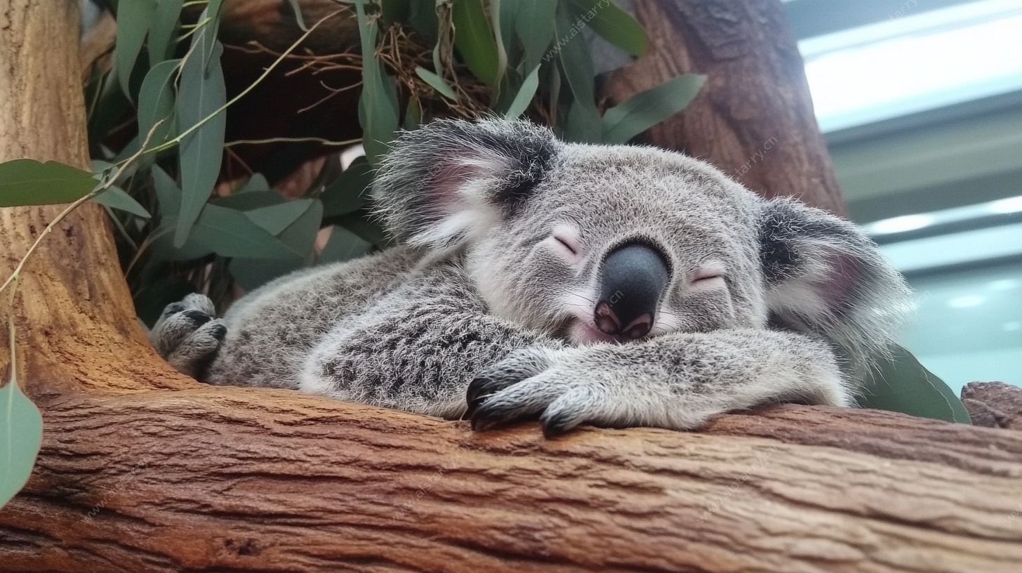 酣睡的可爱考拉