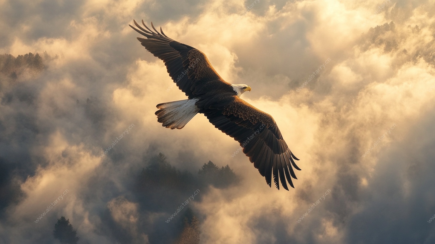 翱翔云端的雄鹰