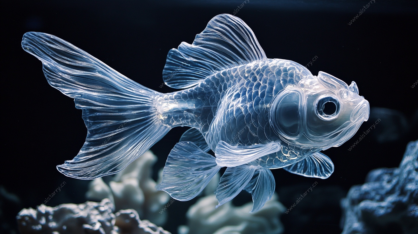 透明金鱼梦幻水中游