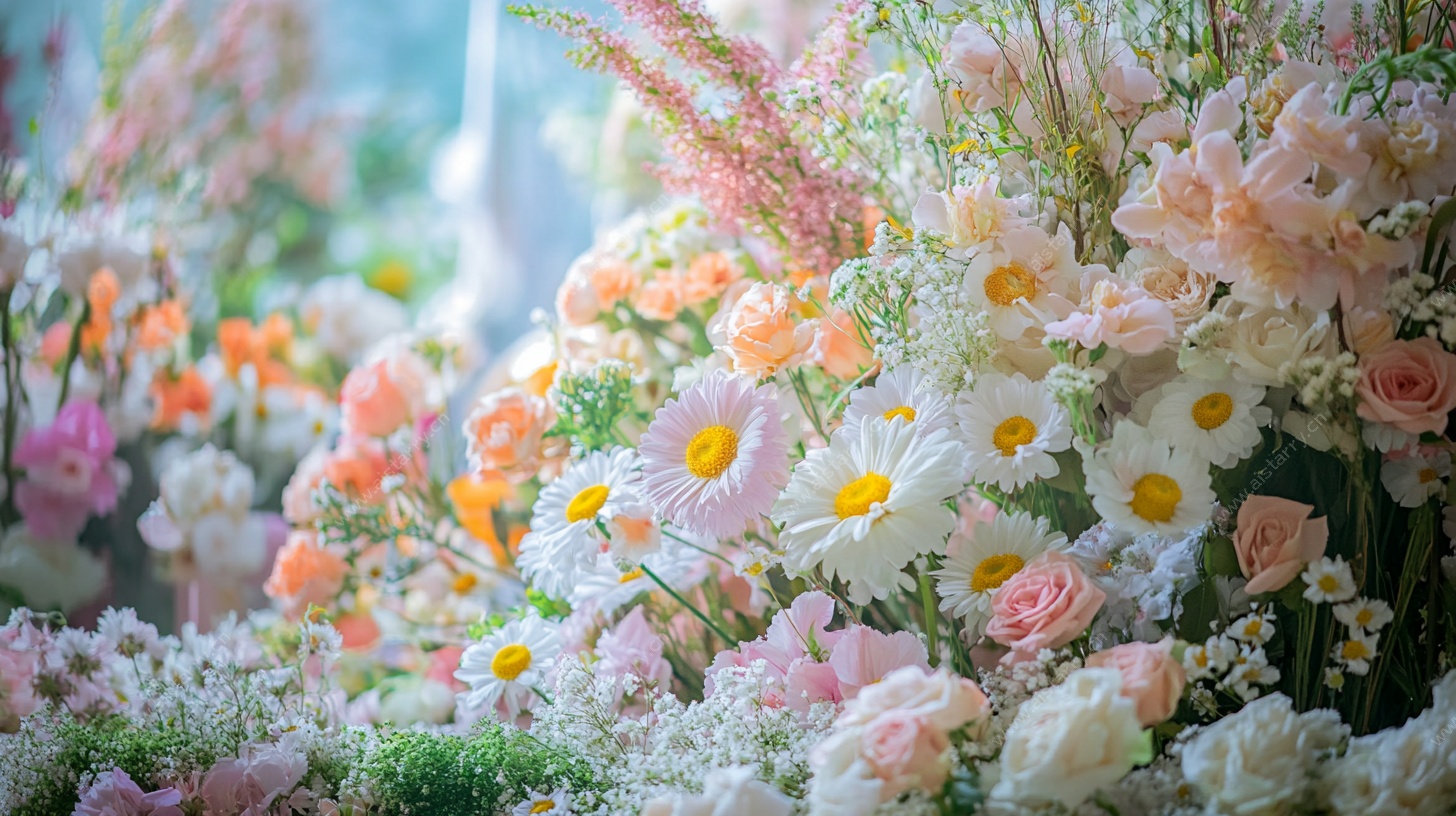 缤纷花卉艺术景观