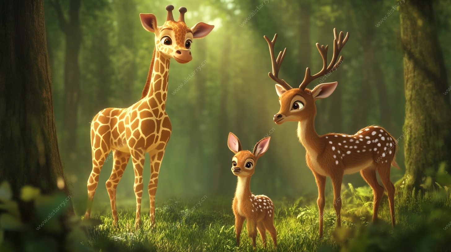 森林中的动物伙伴们