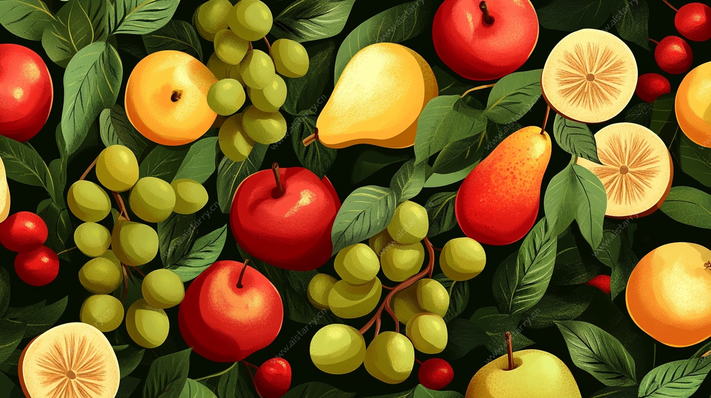 缤纷水果图案