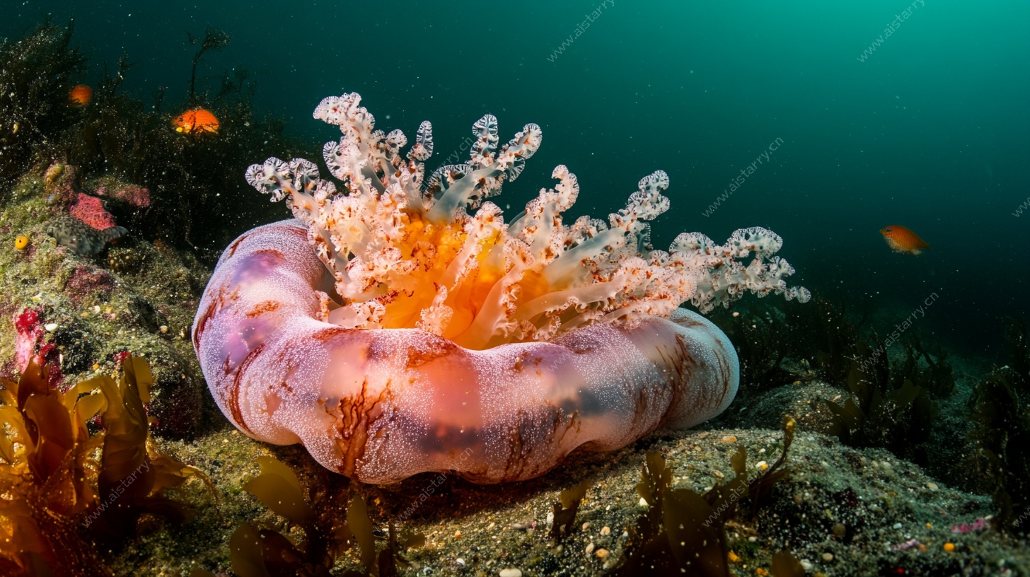 海底梦幻海葵绽放