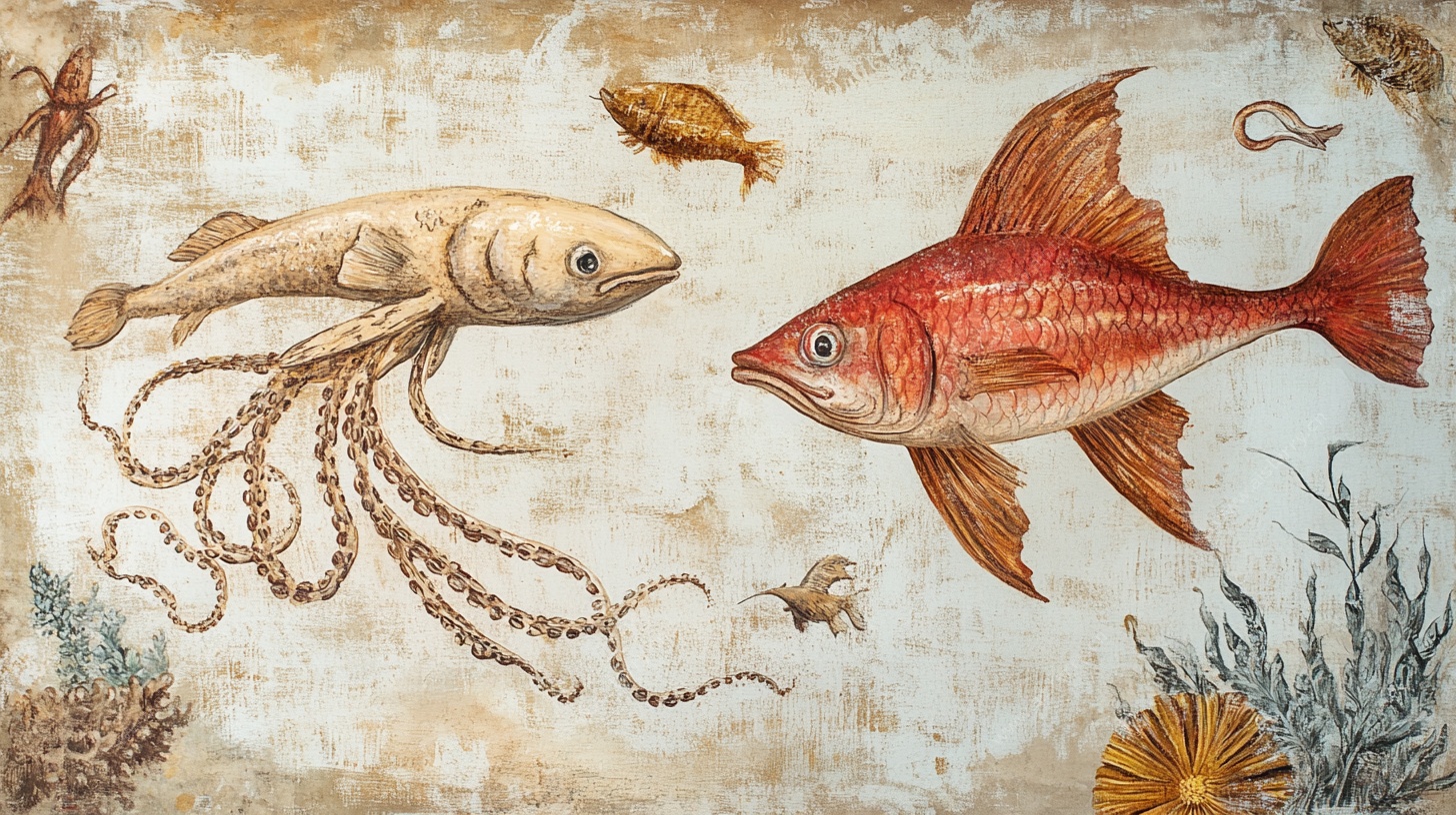 海底生物邂逅图