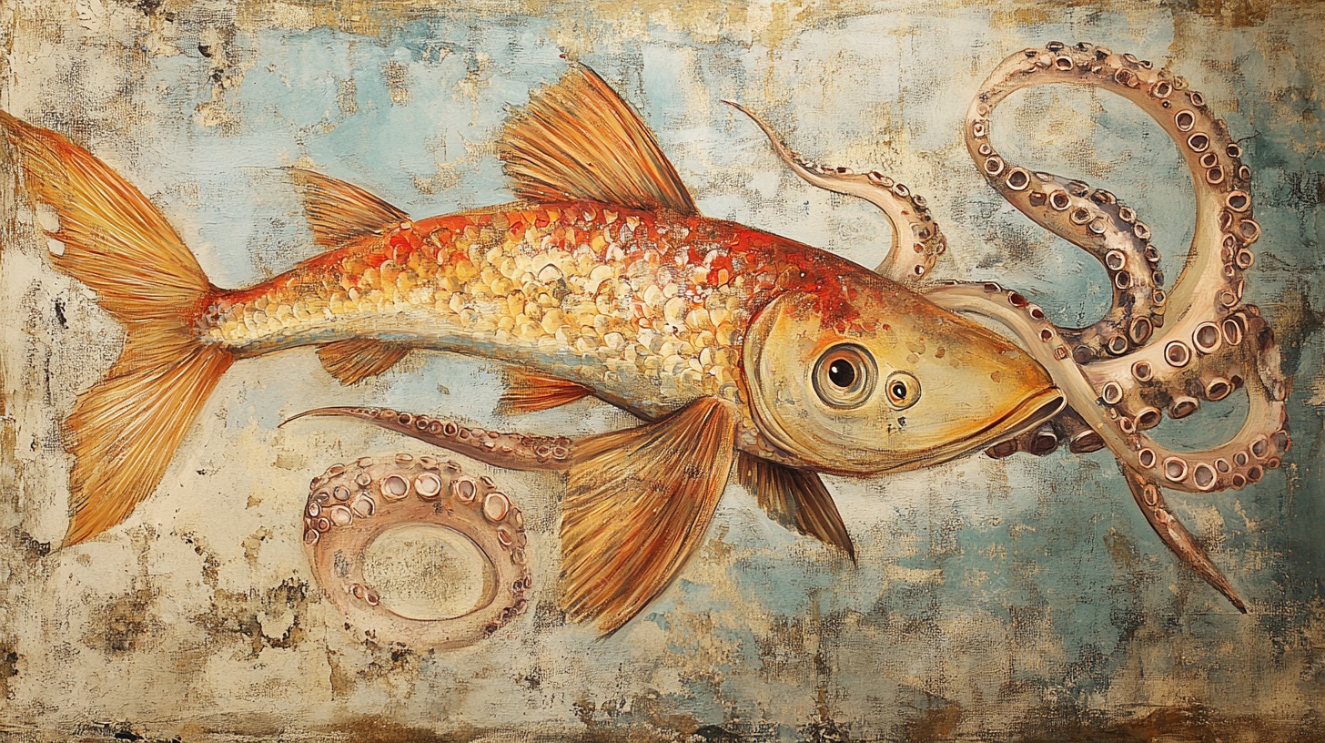 金鱼与章鱼的奇幻邂逅