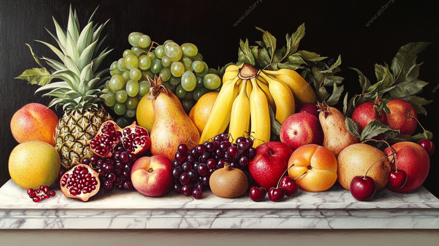 缤纷水果静物摆拍