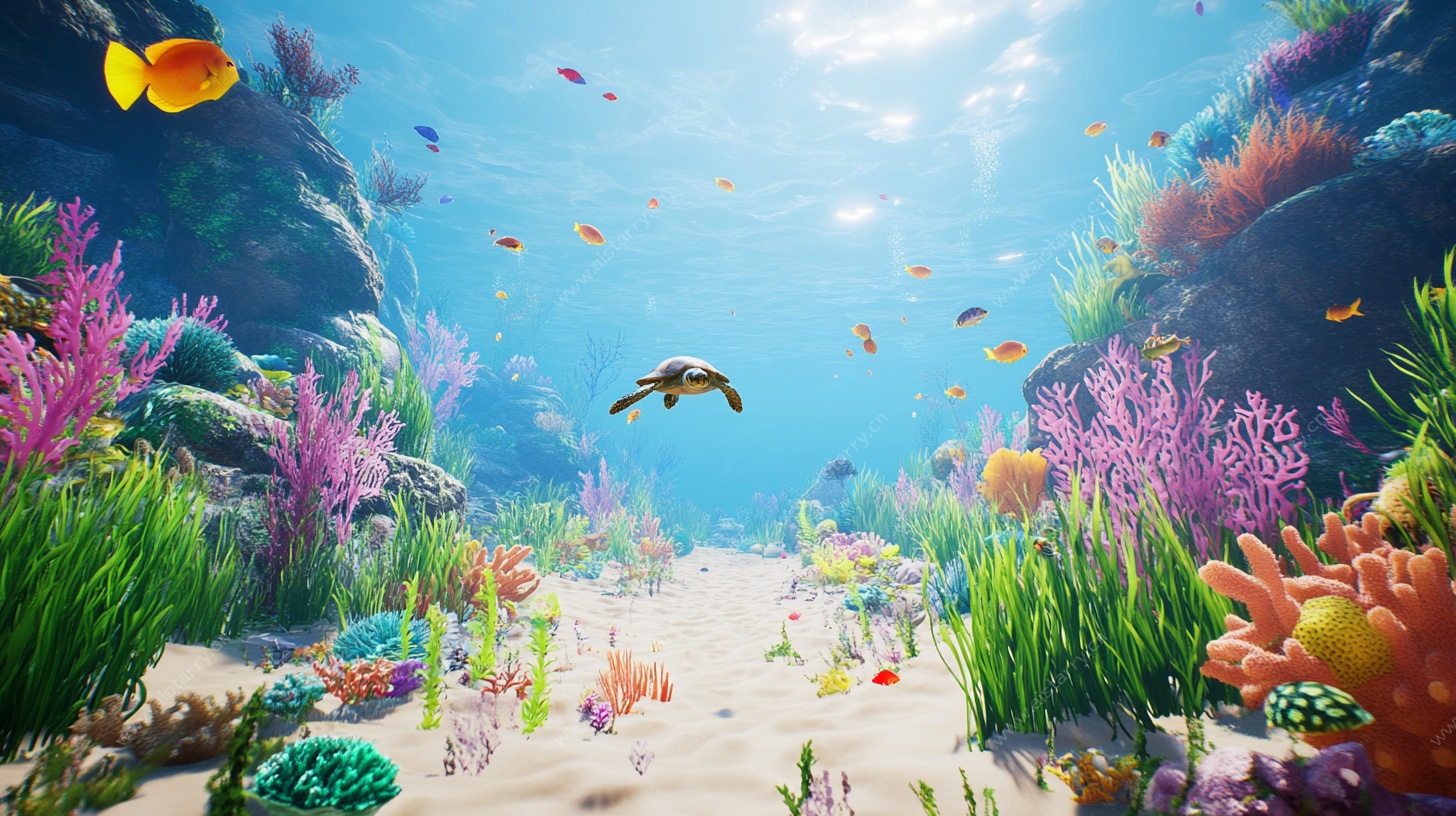 梦幻海底世界奇幻景象