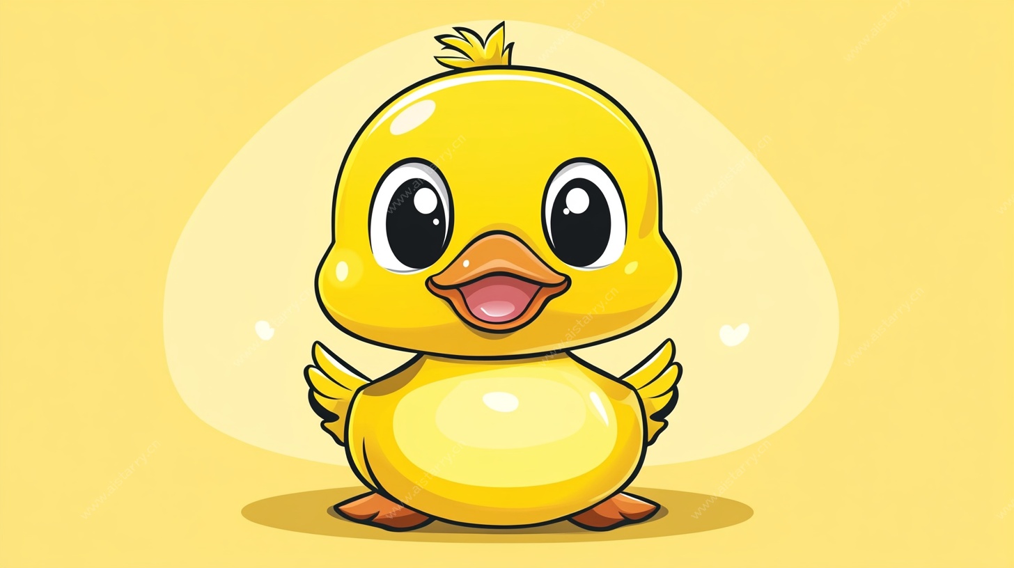 可爱小黄鸭卡通形象