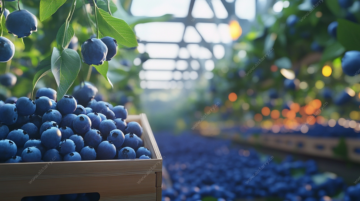 蓝莓丰收景象