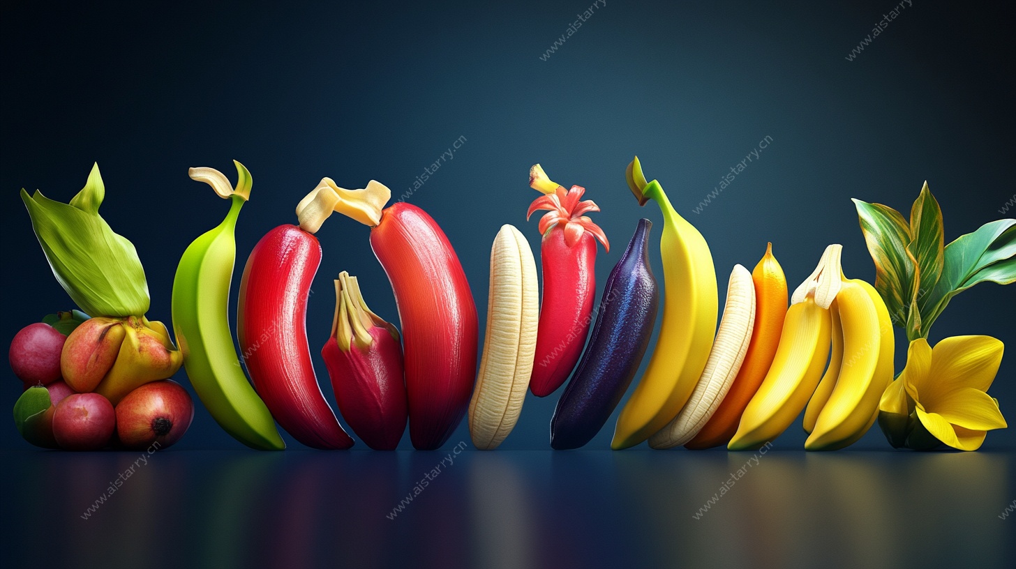 缤纷水果排列创意展示图