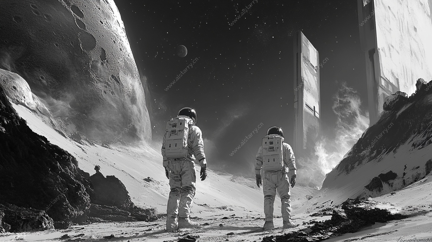 星际漫步的宇航员