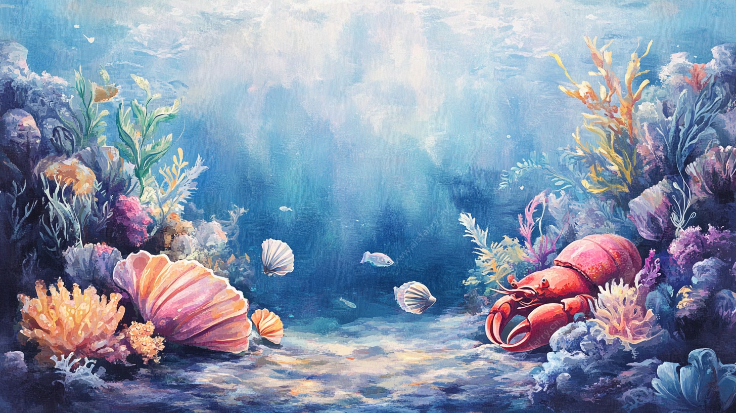 梦幻海底世界插画
