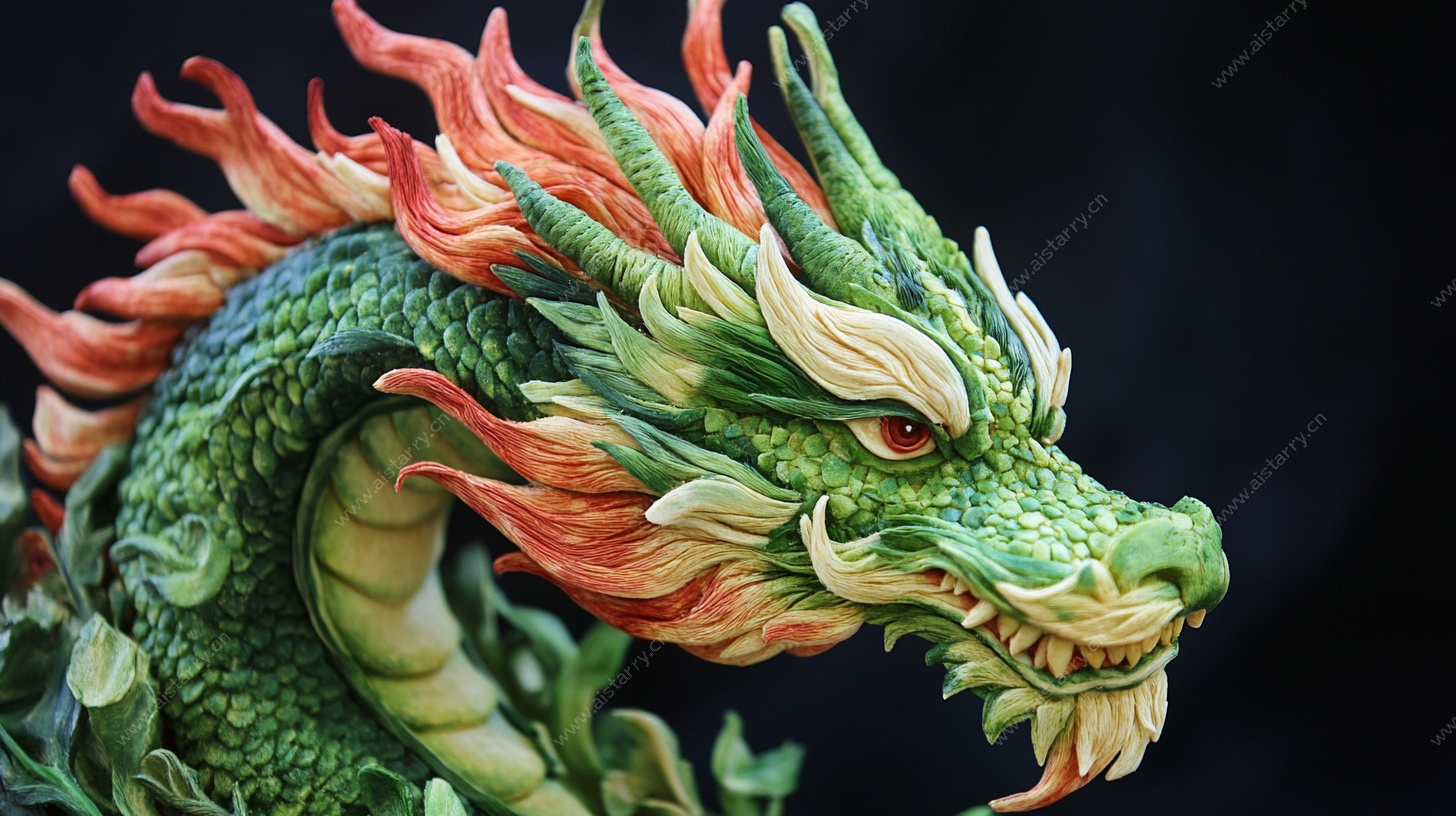 绿龙雕塑 精致奇幻艺术之作