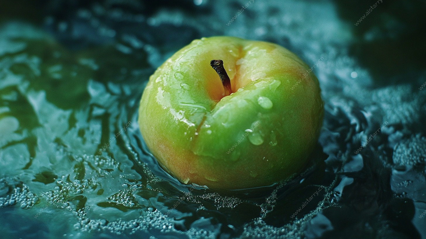 青苹果入水瞬间