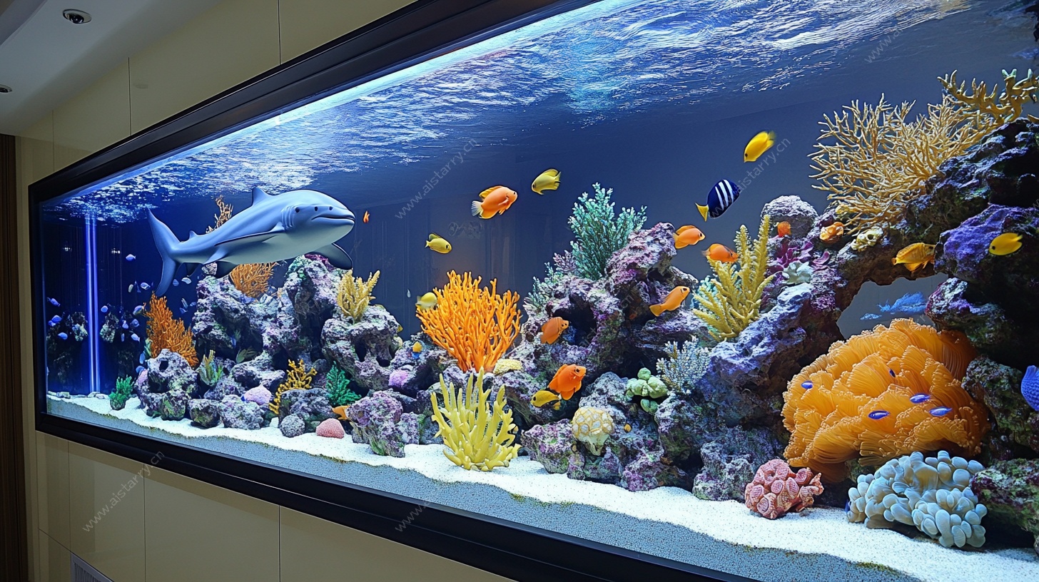 梦幻海底水族箱景观