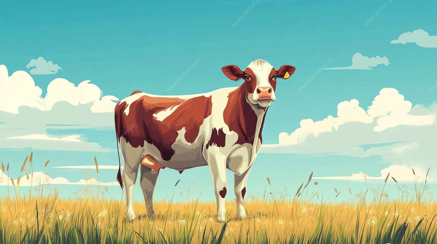 田园奶牛的悠然时光