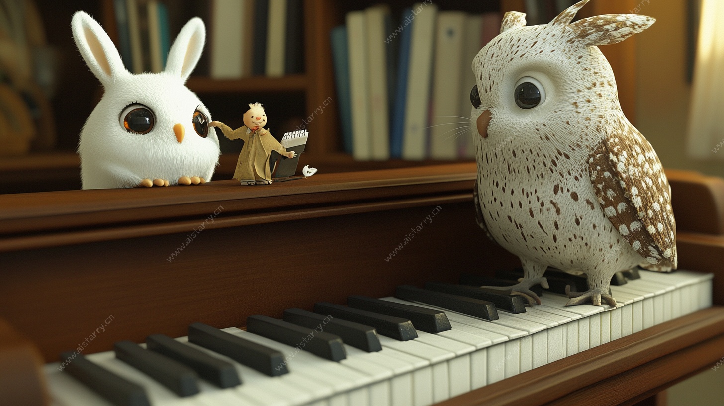 钢琴上的萌宠奇遇记