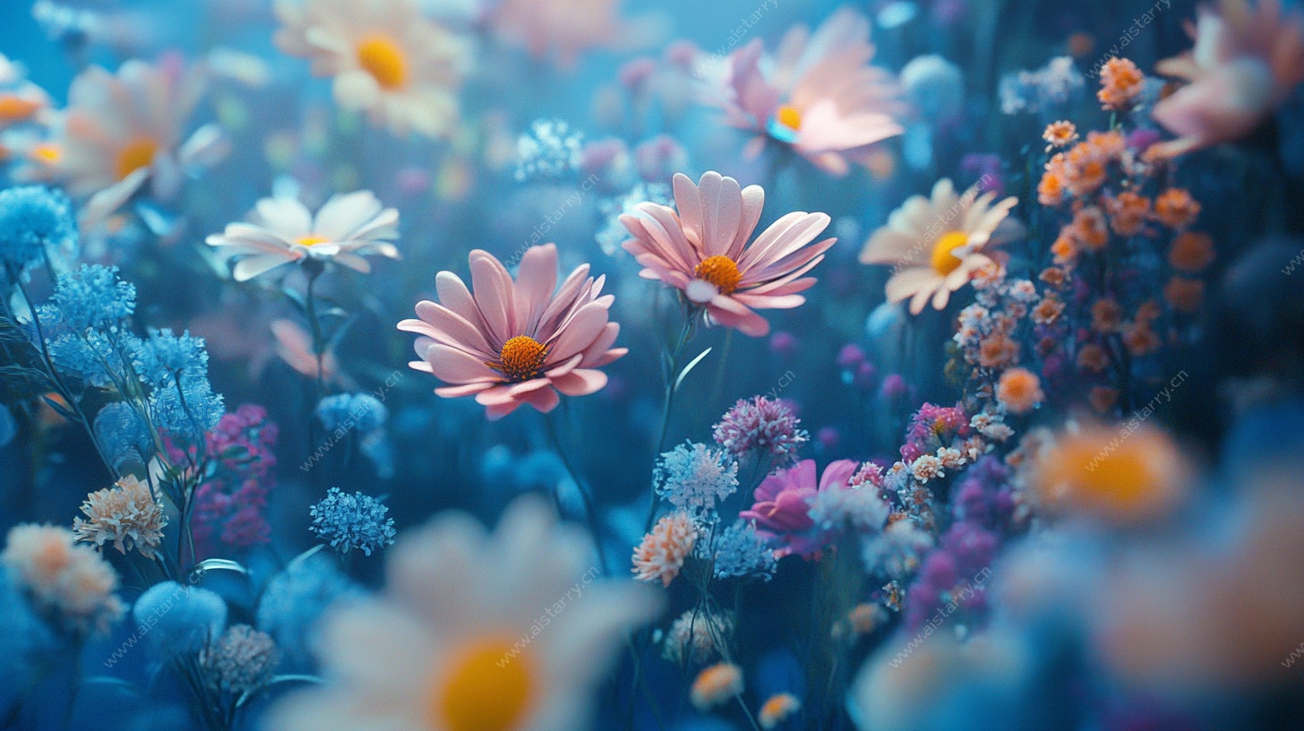 梦幻花卉微观景致