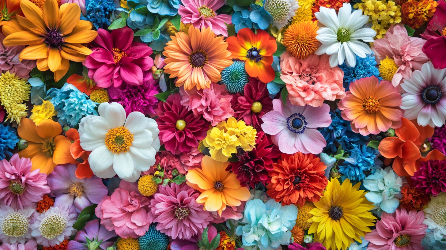 缤纷多彩花卉集合