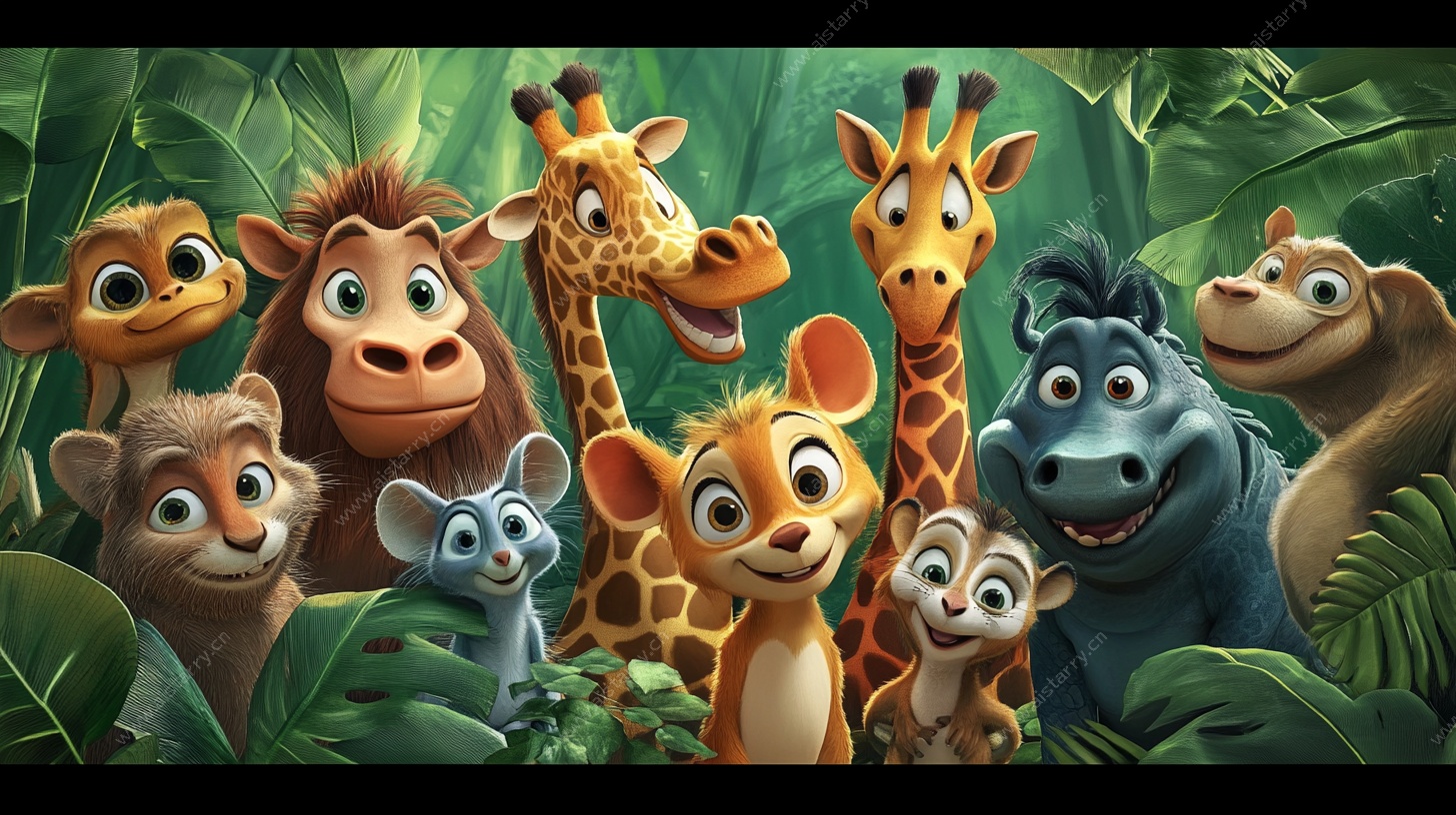 森林动物欢乐大聚会
