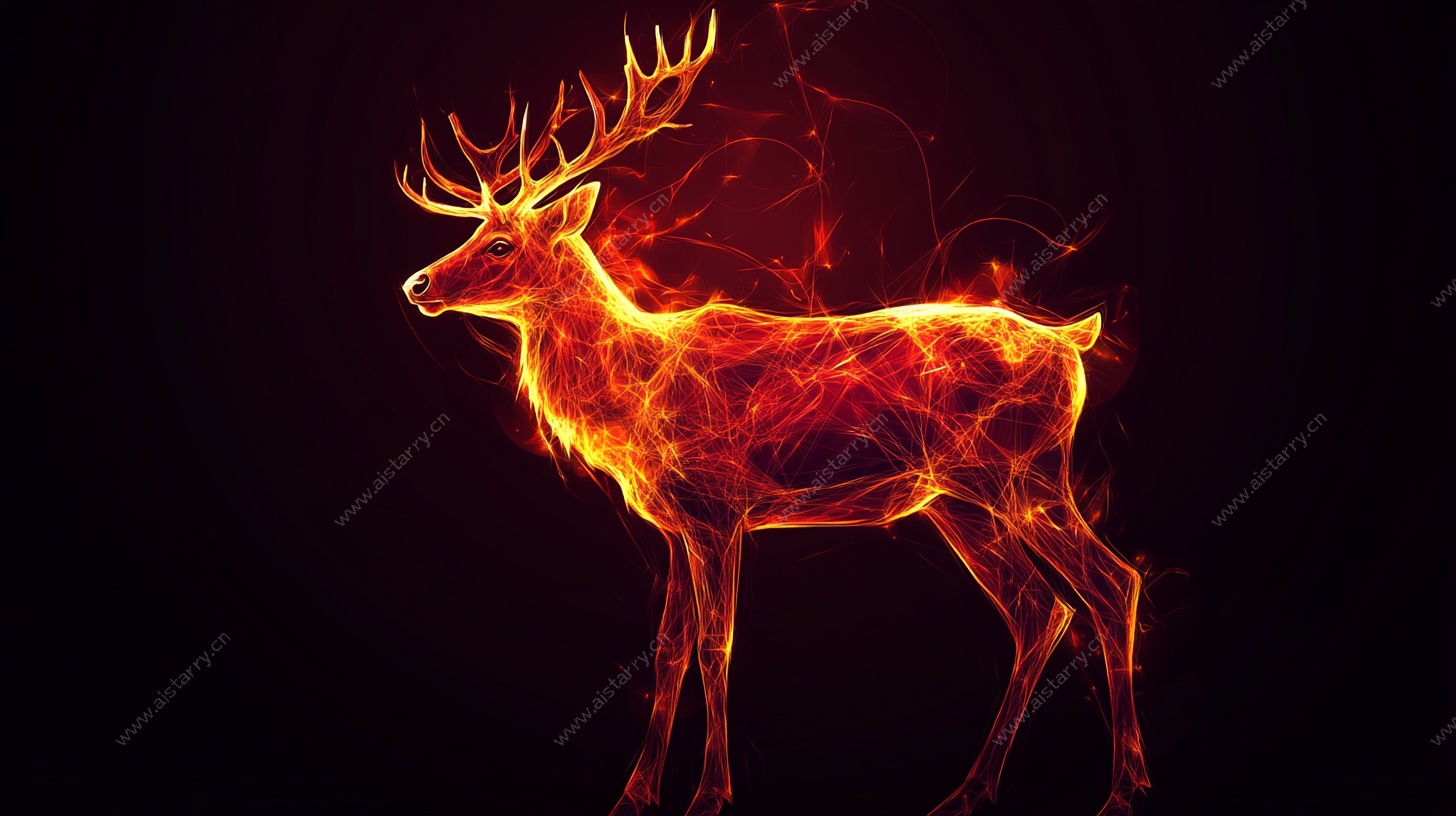 火焰幻鹿 科技与自然的融合