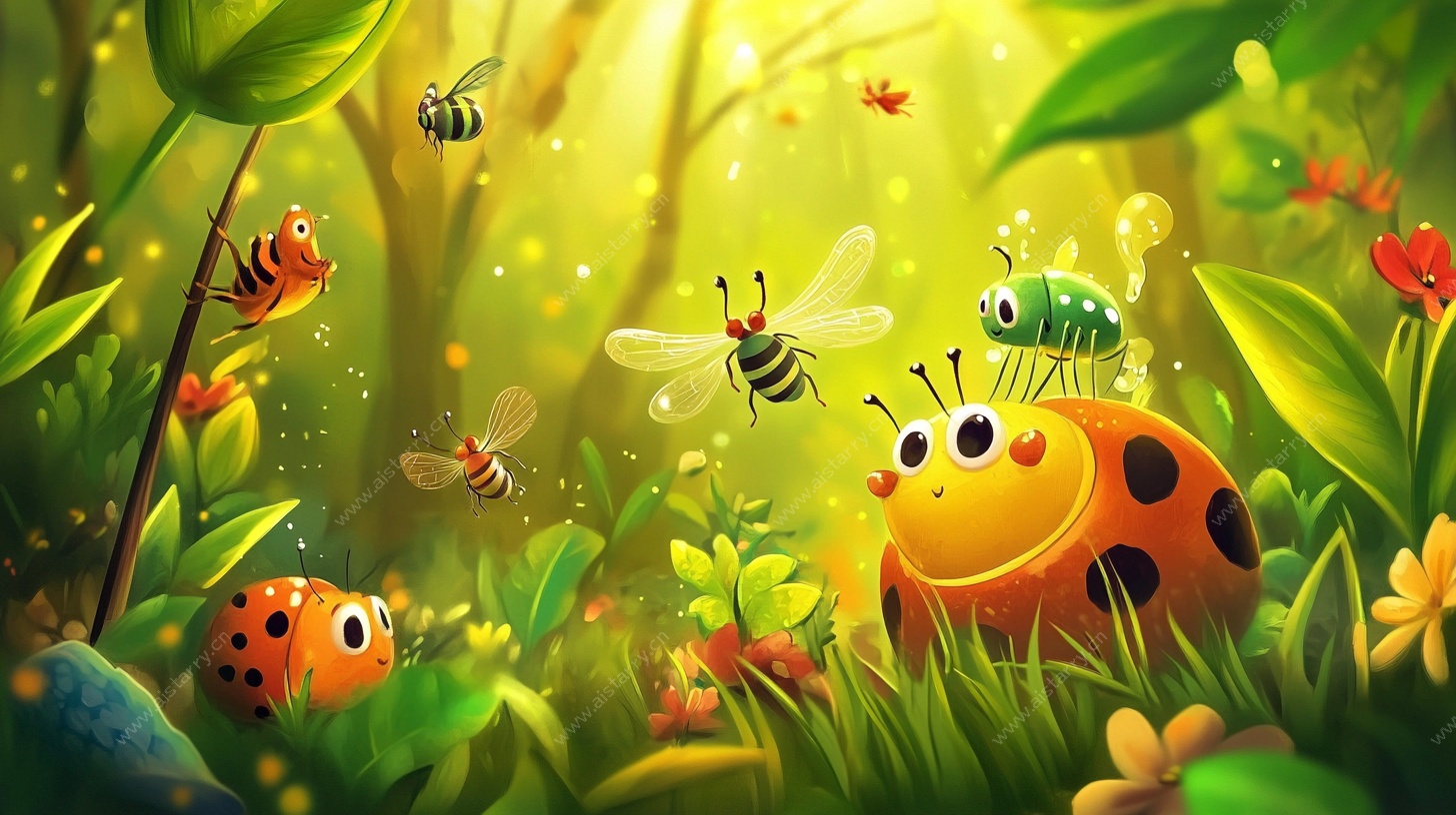 梦幻昆虫的森林奇遇记