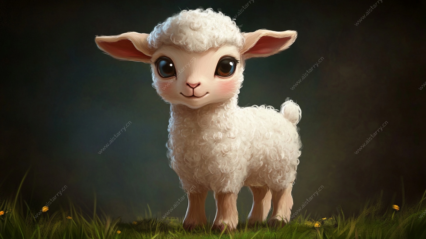 可爱小羊萌趣形象