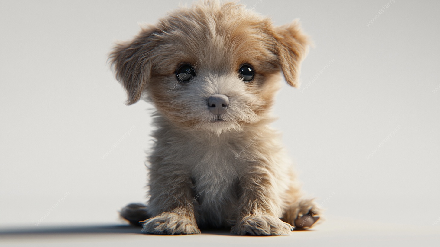 可爱幼犬萌态特写