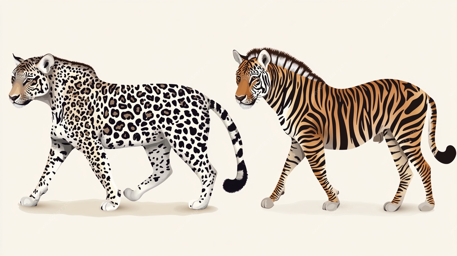 豹与虎的优雅同行