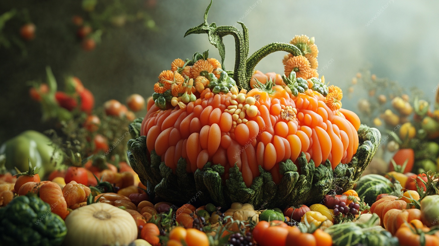 奇幻番茄南瓜蔬果组合