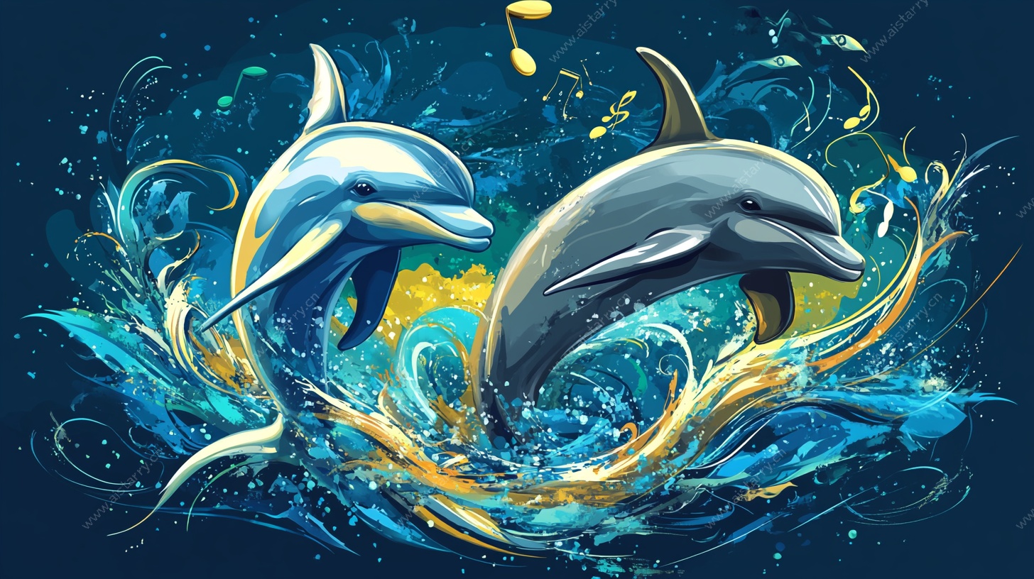跃动海豚之海洋奇幻图景