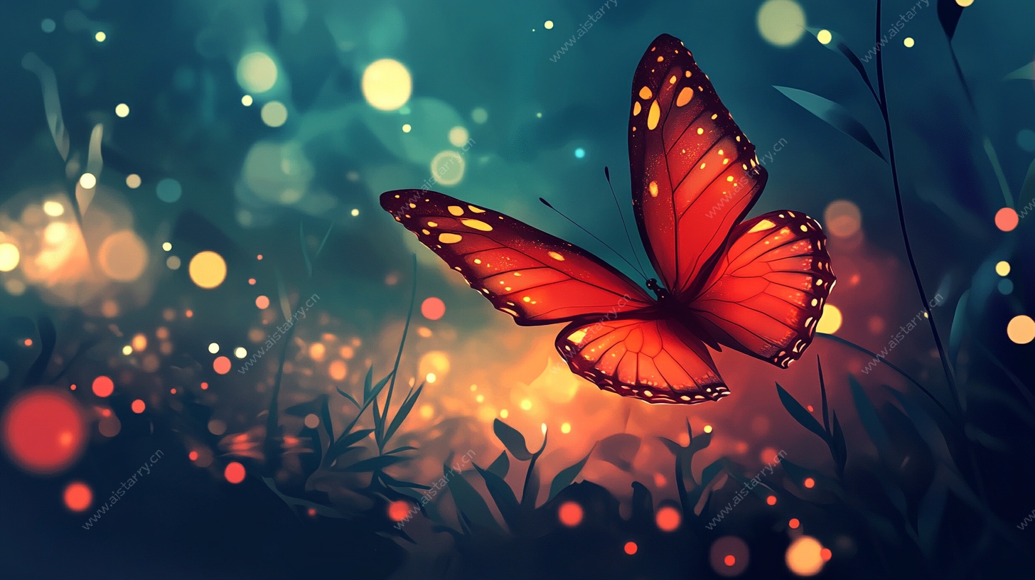 梦幻蝶影夜之幻景