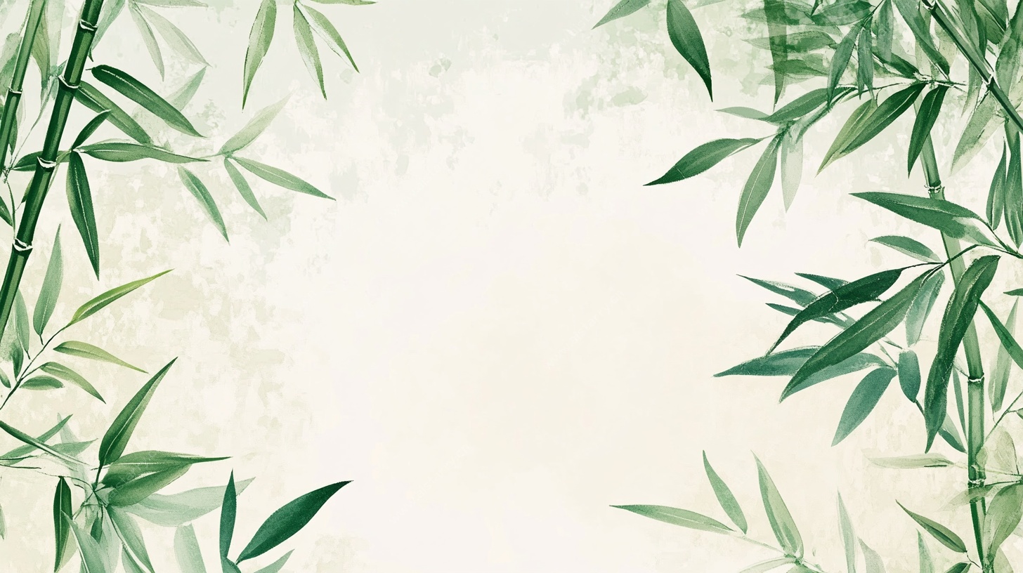 水墨翠竹背景图