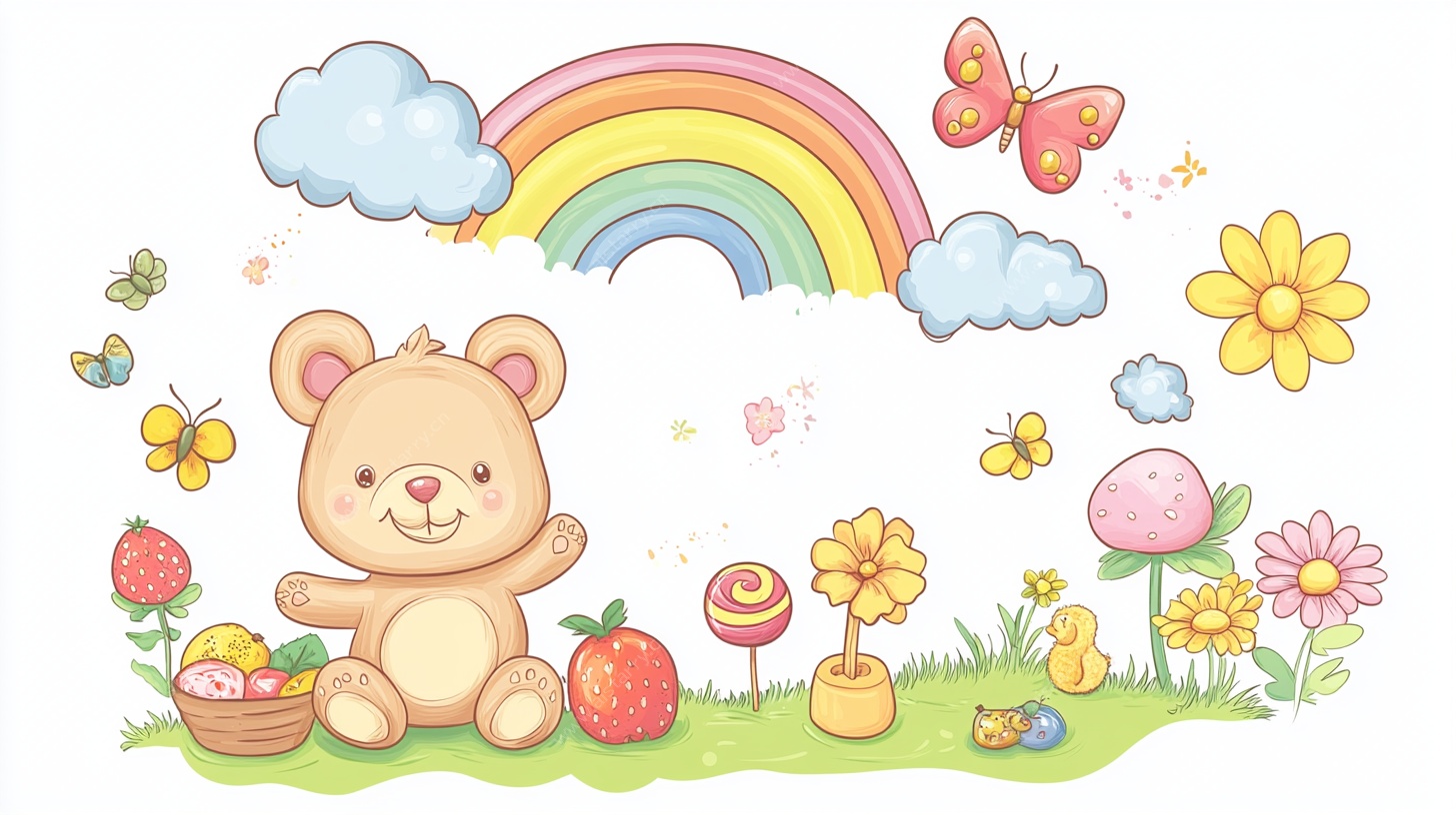 小熊的梦幻花园奇遇